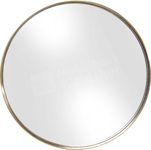 Spiegel Kare Design Curve Round Brass Interliving Waldshut